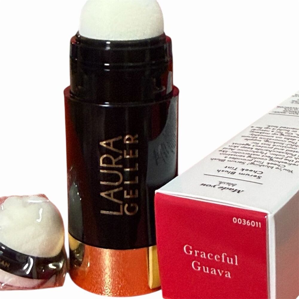 Laura Geller Serum Blush Cheek Tint Graceful Guava Radiant Finish